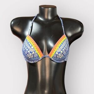 P185 Victorias Secret Under-Wire Bikini Top Swim Bra 34B Small Medium Auction